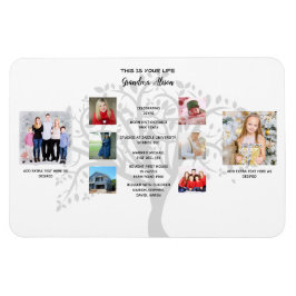 伝統おばあちゃんPHOTO COLLAGEライフストーリーキープサケ マグネット