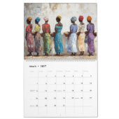 伝統と人生 カレンダー (3月 2027)