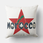 伝統と今日のスターとなったモロッコ クッション (裏面)