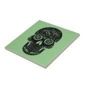 伝統と芸術の精神 – 砂糖スカル タイル (側面)