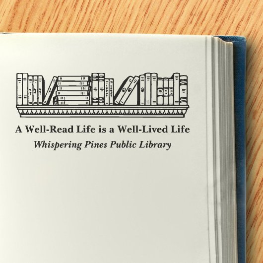 伝統のカスタム美学の図書用スタンプ セルフインキングスタンプ