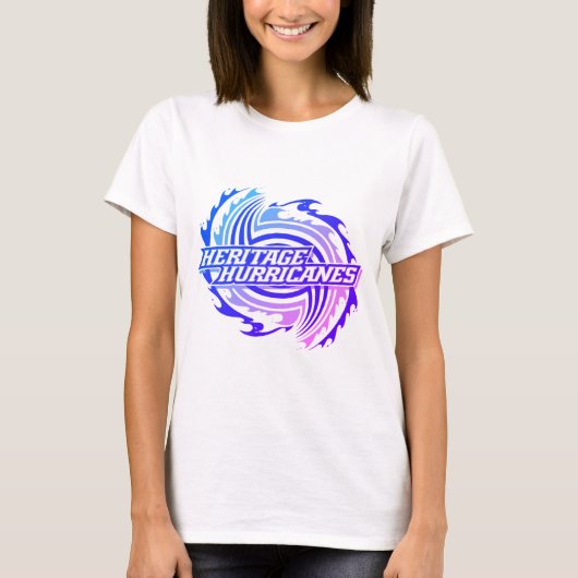 伝統のハリケーンのマイアミのロゴのTシャツ Tシャツ (正面)