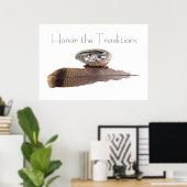 伝統のポスターを守る ポスター (ホームオフィス)