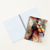 伝統のメロディ：アートと音楽の調和 ノートブック (内部)