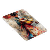 伝統のメロディ：アートと音楽の調和 マグネット (右側)