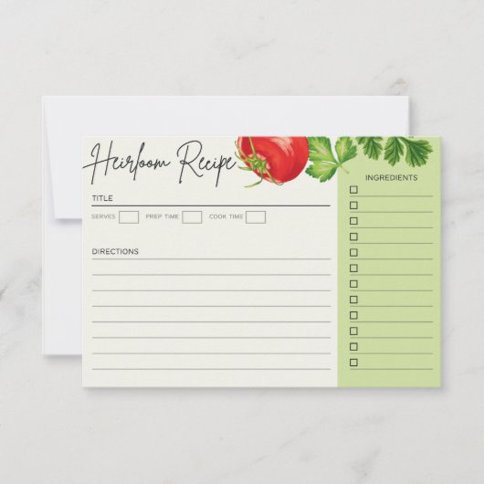 伝統のレシピ (正面)