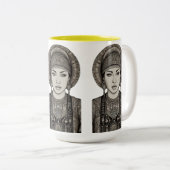 伝統の糸 ツートーンマグカップ (正面右)