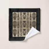 「伝統の黄金の糸」: バスタオルセット (ウォッシュタオル)