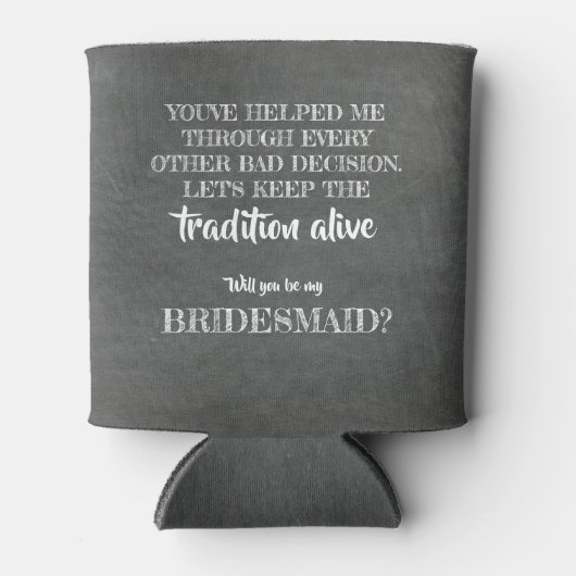 伝統を生き生きとおもしろい- Bridesmaid提案 缶クーラー (正面)