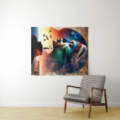 伝統ウォリアート タペストリー (インサイチュ(横))