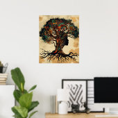 伝統エコー:アフリカ系アメリカ人ルーツインスパイア ポスター (ホームオフィス)