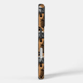 伝統トーテム – アフリカの部族動物パターン Case-Mate iPhoneケース (裏面 / 右)