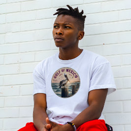 伝統バッジメキシコホワイト湾 Tシャツ