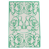 伝統バラ抱き枕 ミディアムペーパーバッグ (裏面)