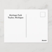 伝統パークウォーターミルとロゴ ポストカード (裏面)