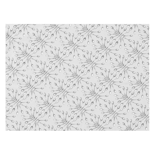 伝統ビクトリアンヴィンテージスプーンパターン テーブルクロス (正面(横))