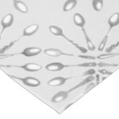 伝統ビクトリアンヴィンテージスプーンパターン テーブルクロス (アングル)