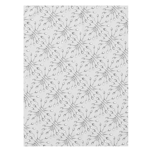 伝統ビクトリアンヴィンテージスプーンパターン テーブルクロス (正面)