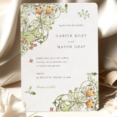 伝統フローラエレガンス結婚式招待状スイート 招待状