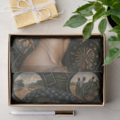 伝統マインドスケープAfrican Woman Decompage 薄葉紙 (ギフト)