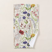 伝統メドウガーデン数々のカラー バスタオルセット (ハンドタオル)