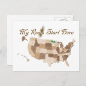 伝統ルーツポストカード ポストカード (正面/裏面)