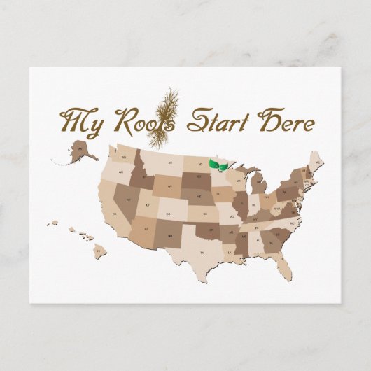 伝統ルーツポストカード ポストカード (正面)