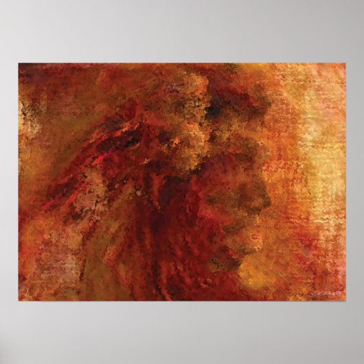 伝統先住民アメリ絵画カの ポスター (正面)