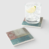 伝統抽象芸術I ストーンコースター (横)