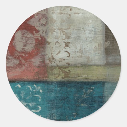 伝統抽象芸術I ラウンドシール (正面)