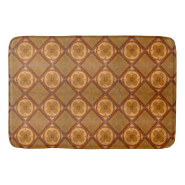 伝統的で幾何学的な花のセラミックタイル バスマット