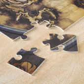 伝統的で日本のな東洋のドラゴン-日本-鳴き龍 ジグソーパズル (側面)