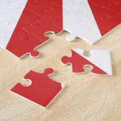 伝統的で日本のな浮世絵の女性 ジグソーパズル (側面)