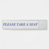 「伝統的どうぞ」 サインプレート (正面)