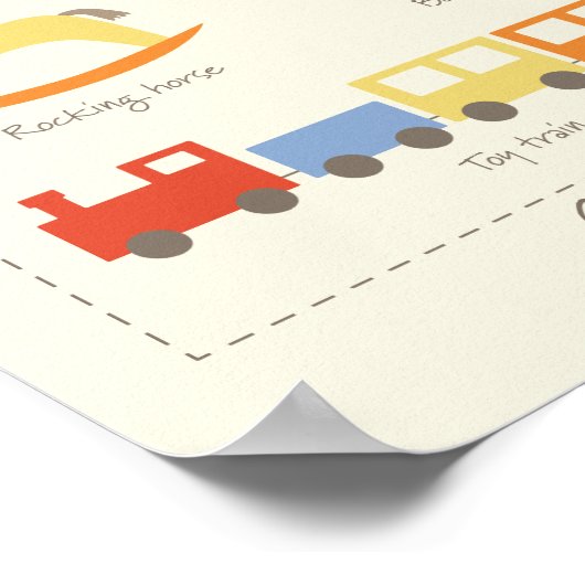 伝統的なおもちゃ - ポスター (角)