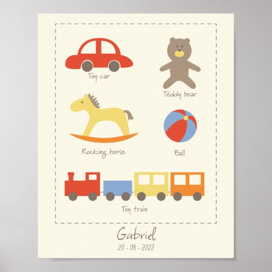 伝統的なおもちゃ - ポスター (正面)