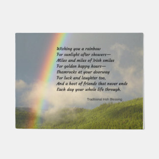 伝統的なアイルランドの天恵の玄関マット ドアマット