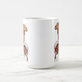 伝統的なアラブの鷹狩り コーヒーマグカップ (中央)