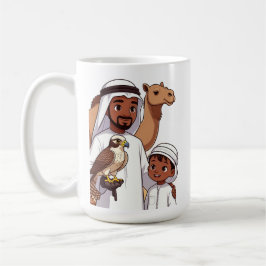 伝統的なアラブの鷹狩り コーヒーマグカップ