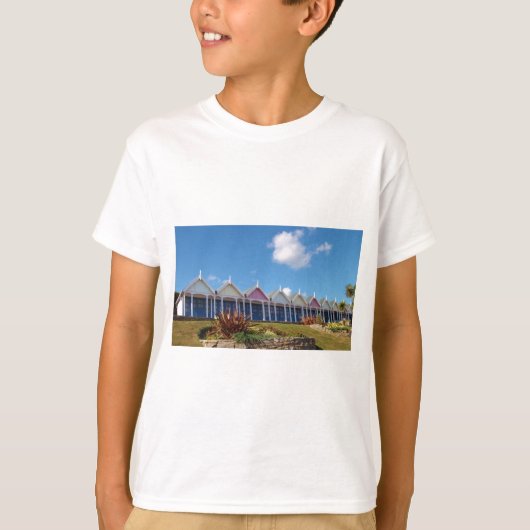 伝統的なイギリスのビーチハット Tシャツ (正面)