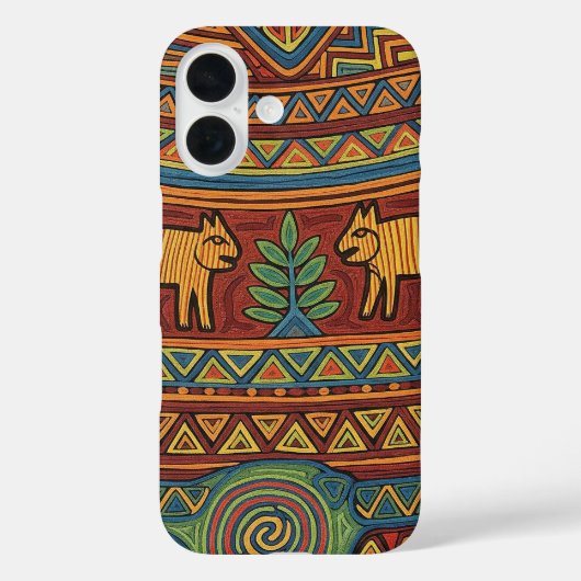 伝統的なイゴロット芸術デザイン Case-Mate iPhoneケース (裏面)