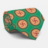 伝統的なインドのスタイルMandanaのかぎ十字 ネクタイ (ロール)