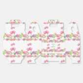  伝統的なインドの蓮の花柄  フェイバーボックス (見開き)
