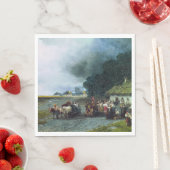 伝統的なウクライナの結婚式 (ウクライナ) (結婚) スタンダードランチョンナプキン (インサイチュ)