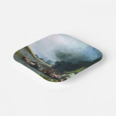 伝統的なウクライナの結婚式 (ウクライナ) (結婚) ペーパープレート (傾斜あり)