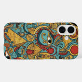 伝統的なエジプト美術 Case-Mate iPhoneケース (裏面 (横))