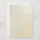 伝統的なオレンジとアイボリーのケンテ結婚式招待状 招待状 (裏面)