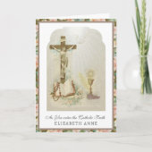 伝統的なカトリックの信仰宣言カード RCIA カード (正面)