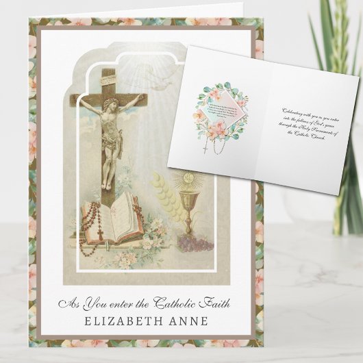 伝統的なカトリックの信仰宣言 RCIA カード