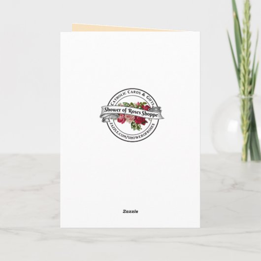 伝統的なカトリック教の多くの提供St.テレーズ カード (裏面)